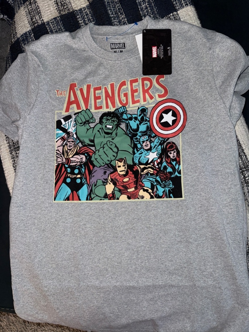 Marvel Kids Avengers Graphic Tee - Gray